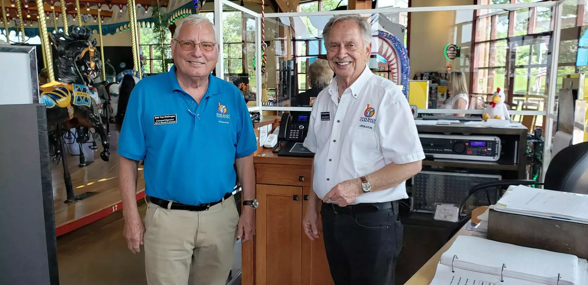 Silver Beach Carousel Staff